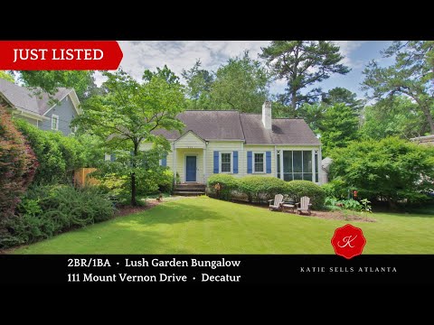 JUST LISTED | 2BR/1BA Bungalow - 111 Mount Vernon Dr (Decatur, Atlanta, GA)