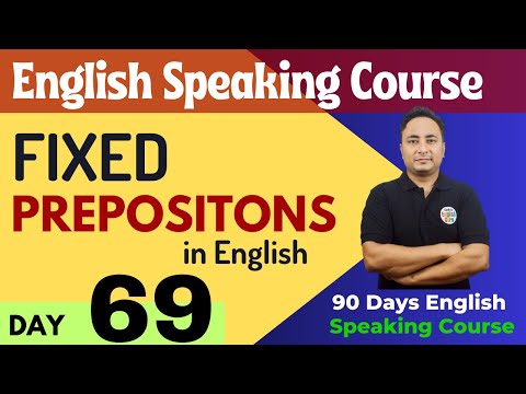 सभी Prepositions एक वीडियो में। English Speaking Course Day 68 All Prepositions in English Grammar