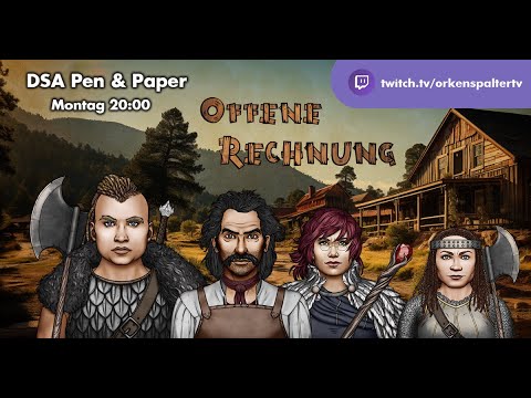 DSA5 Pen and Paper: Offene Rechnung – ab ins Svellttal mit Daniel, Carolina, Nessie, Patricia