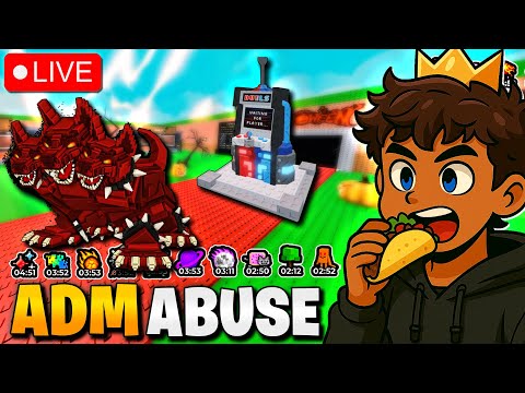 AGORA 😱 EVENTO DE ADM ABUSE (TERÇA FEIRA DOS TACOS) | ROUBE UM BRAINROT AO VIVO #roblox #brainrot