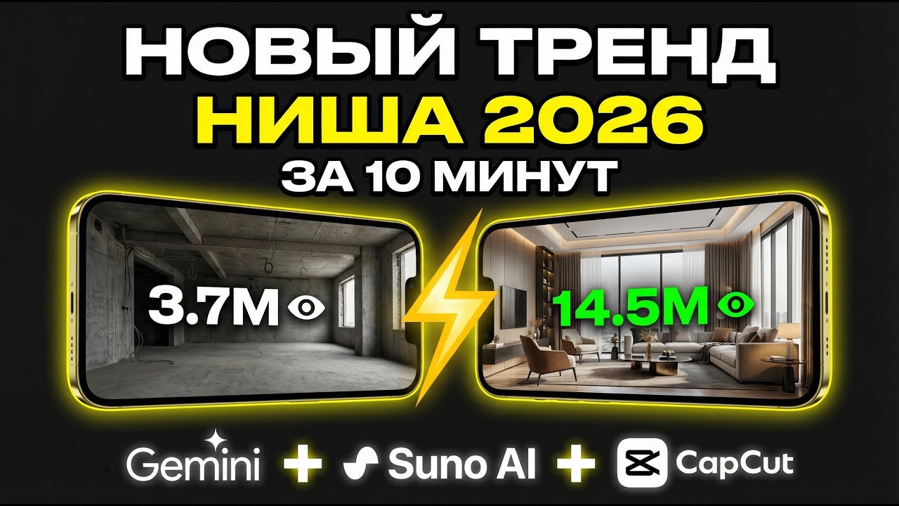 YouTube: НОВАЯ НИША на YouTube 2026
