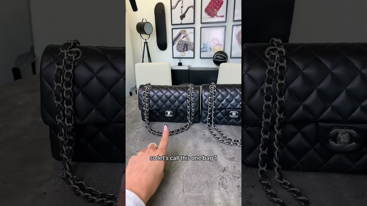 $10,000 vs $100 SUPER Fake Chanel bag #luxury #fashion #realvsfake #chanelbag