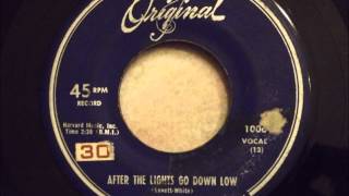 Al Hibbler - After The Lights Go Down Low - Original Version