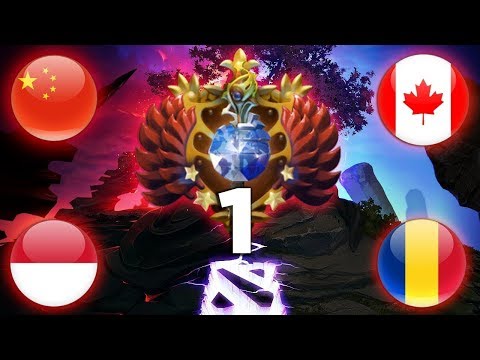 EPIC TOP 1 MMR BATTLE of ALL REGIONS - WHO IS THE BEST? Arteezy vs Paparazi vs inYourdreaM vs w33 V2