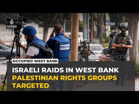 Israeli forces raid Palestinian NGOs in Ramallah, injuring at least three