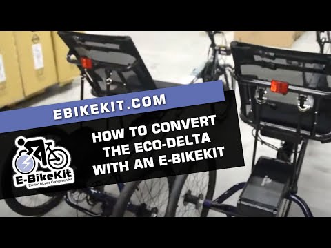 E-BikeKit | Converting a Sunseeker Eco-Delta with 500w Performance Geared E-BikeKit
