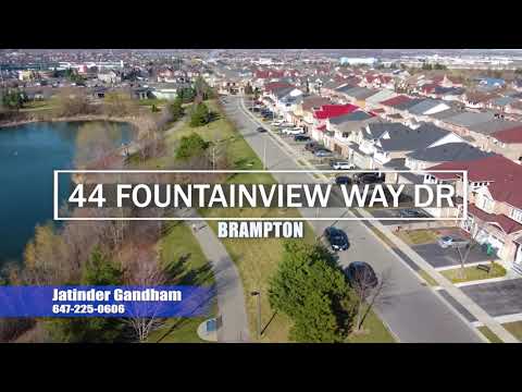 Virtual Tour 44 FOUNTAINVIEW WAY DRIVE, BRAMPTON ON