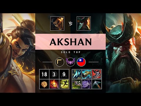 Akshan Top vs Gangplank - TW Master Patch 25.14