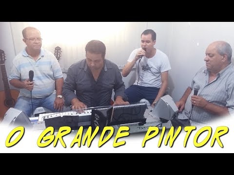 Samuel de Camargo com Jonas Benichio, André e Charles Camargo - O Grande Pintor