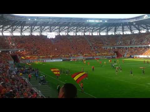 Jagiellonia Legia kibice przed meczem