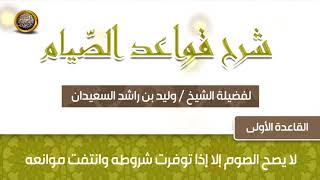 صورة قواعد الصيام