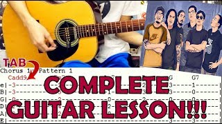 Harana - Parokya Ni Edgar(Complete Guitar Lesson/Cover)with Chords and Tab