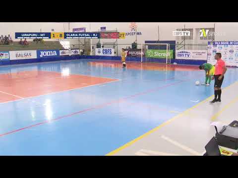 UIRAPURU (MT) x OLARIA (RJ) - TAÇA BRASIL FUTSAL SUB 17 - DIA 4
