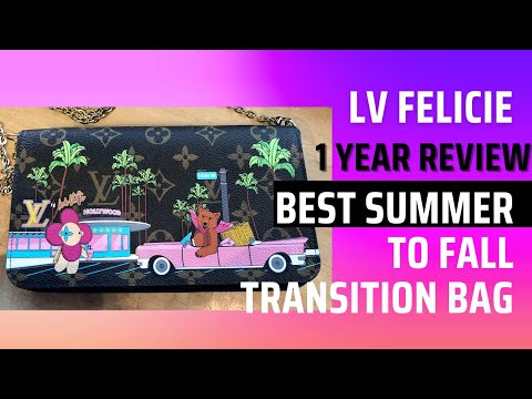 Louis Vuitton Felicie Pochette Hollywood Animation 1 year review Best Summer to Fall Transition bag