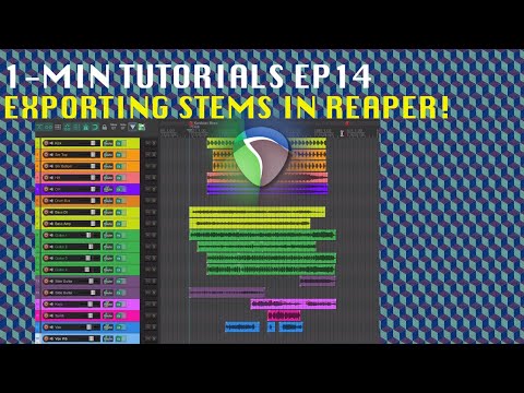 Exporting Multitracks Quickly in Reaper (Rapid-fire Reaper Tutorials Ep14)