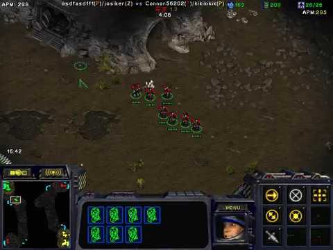 StarCraft Brood War Brood War 2v2 Connor5620 (T) kikiki (P) vs asdfasd1f1 (P) josiker (Z)
