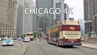 Driving Downtown - Chicago USA 4K