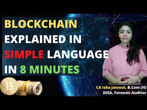 SIMPLEST EXPLANATION OF BLOCKCHAIN | What makes BLOCKCHAIN so SECURE | How BLOCKCHAIN Works -CA ISHA