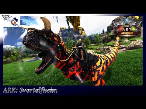Taming The New Paleo Carnotaurus & Paleo Therizinosaur [Svartalfheim] ARK: Survival Evolved #27