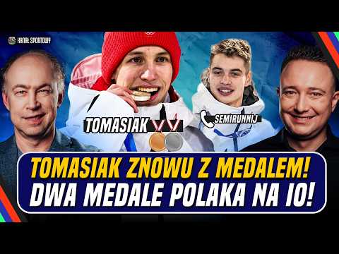 TOMASIAK MA DRUGI MEDAL OLIMPIJSKI! PROGRAM LIVE: SKOKI NARCIARSKIE ZIO 2026