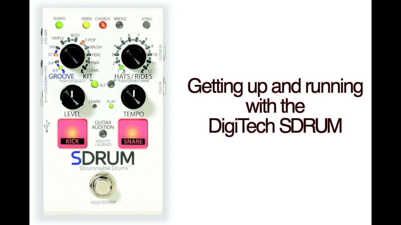 Digitech Pedale SDRUM