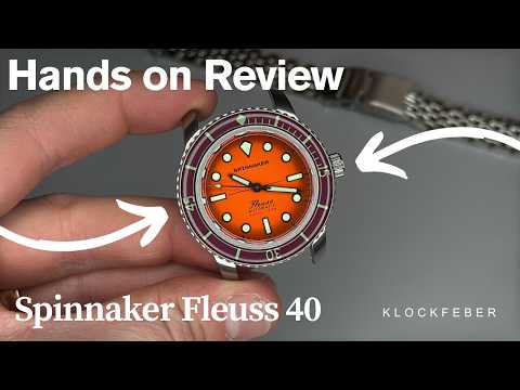 ​@SpinnakerWatchesUK Fleuss 40 Purple & Orange – The Boldest Spring Diver? Hands-On Review