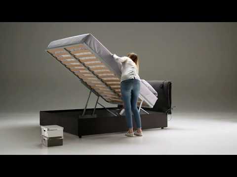 Pessotto reti - Pratik - Bed with horizontal and vertical opening