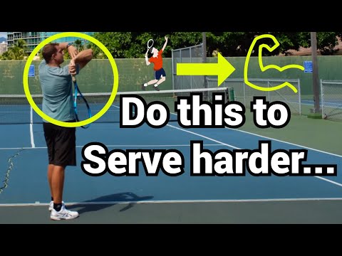How to generate effortless power on the serve