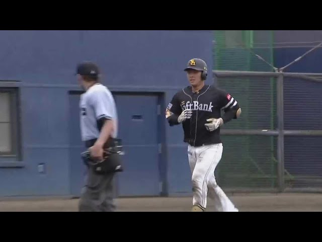 【ファーム】ホークス・石塚綜一郎 反撃の2号ソロホームラン!! 2022年7月3日 北海道日本ハムファイターズ 対 福岡ソフトバンクホークス