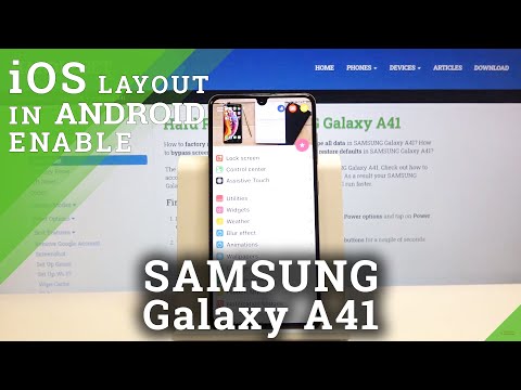 How to Download and Install iOS Launcher in SAMSUNG Galaxy A41 – iOS Layout in Android