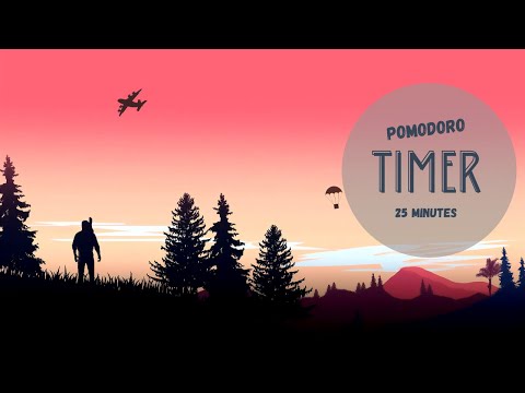 POMODORO TIMER - 25 MINUTES (WITH PIANO)