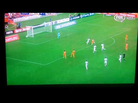 Henrique Goal - Brisbane Roar Vs Perth Glory 29/11/2014