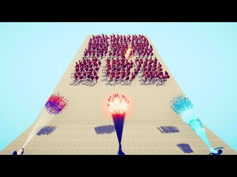 100x SKELETON + SKELETON KING vs 3x GODS - TABS - Totally Accurate Battle Simulator