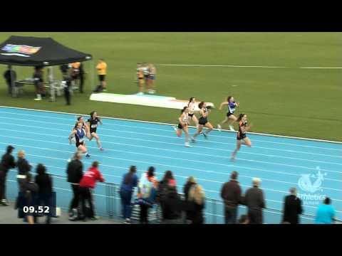 2013 Vic All Schools. Girls U17 100m
