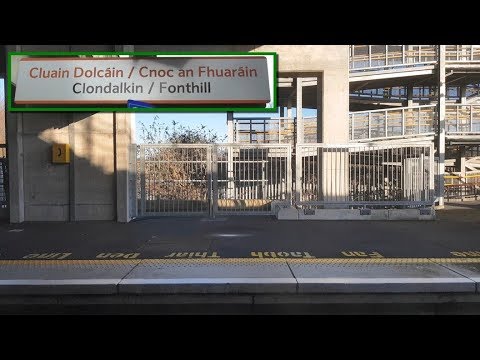 On Board an IE 22000 Class Intercity Train - Adamstown to Clondalkin, Dublin