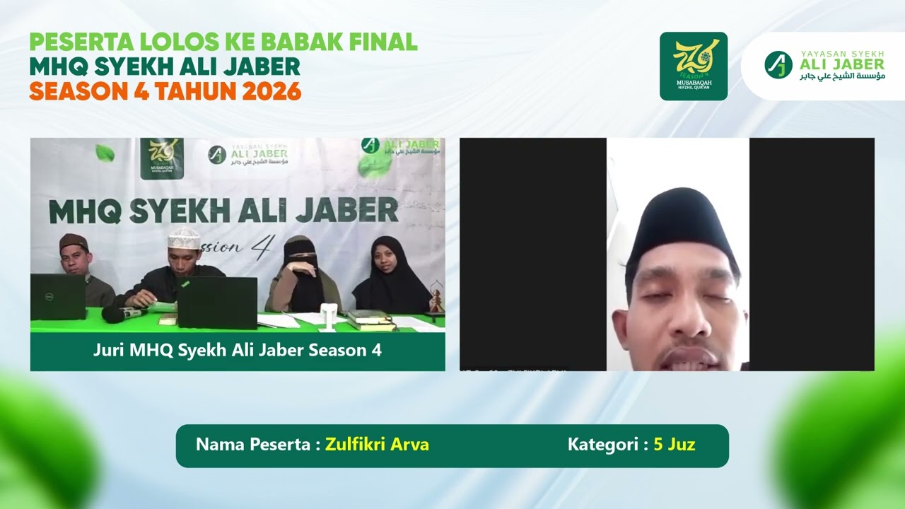 LOLOS FINAL KATEGORI 5 JUZ MHQ SEOSON 4!! // ZULFIKRI ARVA