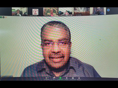 CCA General Secretary message to International Missionary Council (IMC) Centenary Online Conference
