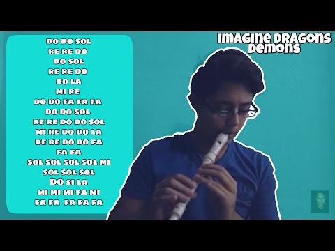 Demons notas para flauta
