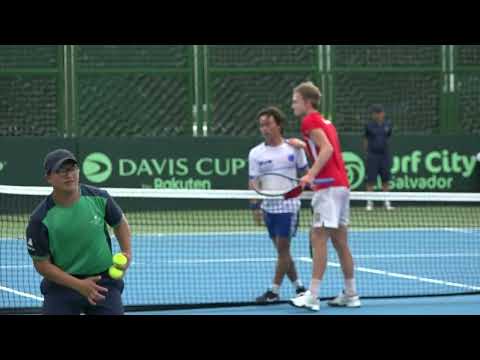 Davis Cup: Johannes Ingildsen vinder matchbolden