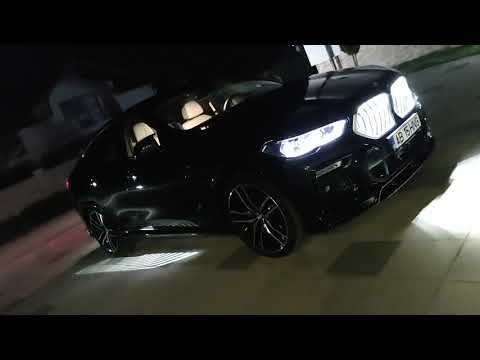 Grila iluminata BMW X6 G06 40i 2021 Saphire Black - iluminarea Grill Iconic Glow - ManiaMall.ro