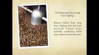 preview picture of video 'Cara dan Resep Membuat atau Menyeduh Minuman Kopi Tubruk Enak dan Nikmat'