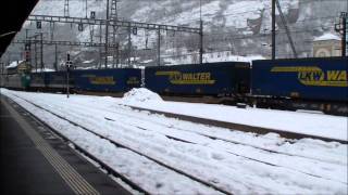 preview picture of video 'Gare de Brig - 05/01/12'