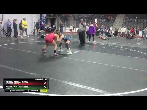 97 Lbs Cons. Semi - Katelynn Dockery, Team Texas Vs Peggy Susan Dean, Team New Jersey Bb51