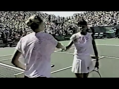 Monica Seles vs Jennifer Capriati 1991 Miami QF Highlights
