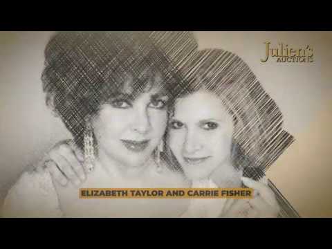 Julien's Auctions: Property From the Lifestyle of Elizabeth Taylor - Carrie Fisher Gifted Portrait
