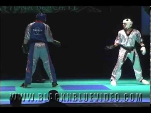 Ross Levine vs Justin Ortiz 2013 Gator Nationals Karate Tournament