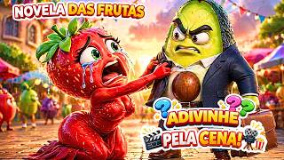😱 VEJA AGORA🔥🍓NOVELA DAS FRUTAS 🍌ADIVINHE OS PERSONAGENS PELA CENA 🍌🍇#dinoquiztopia