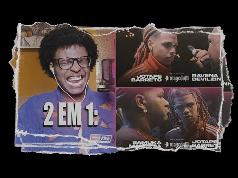(Meteu TWOLALA) JOTAPE e BARRETO vs MANDACARU e SAMUKA | DEVILZINHA e RAVENA React [MDM ARMAGEDOM]
