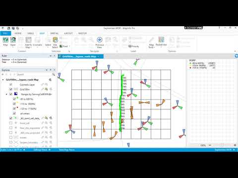 How to Make 100m 200m 500m 1Km Grid in Mapinfo Pro-16v