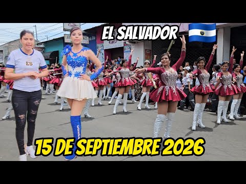 🚨🇸🇻Desfile DE INDEPENDENCIA 2026 USULUTÁN EL SALVADOR 🇸🇻 